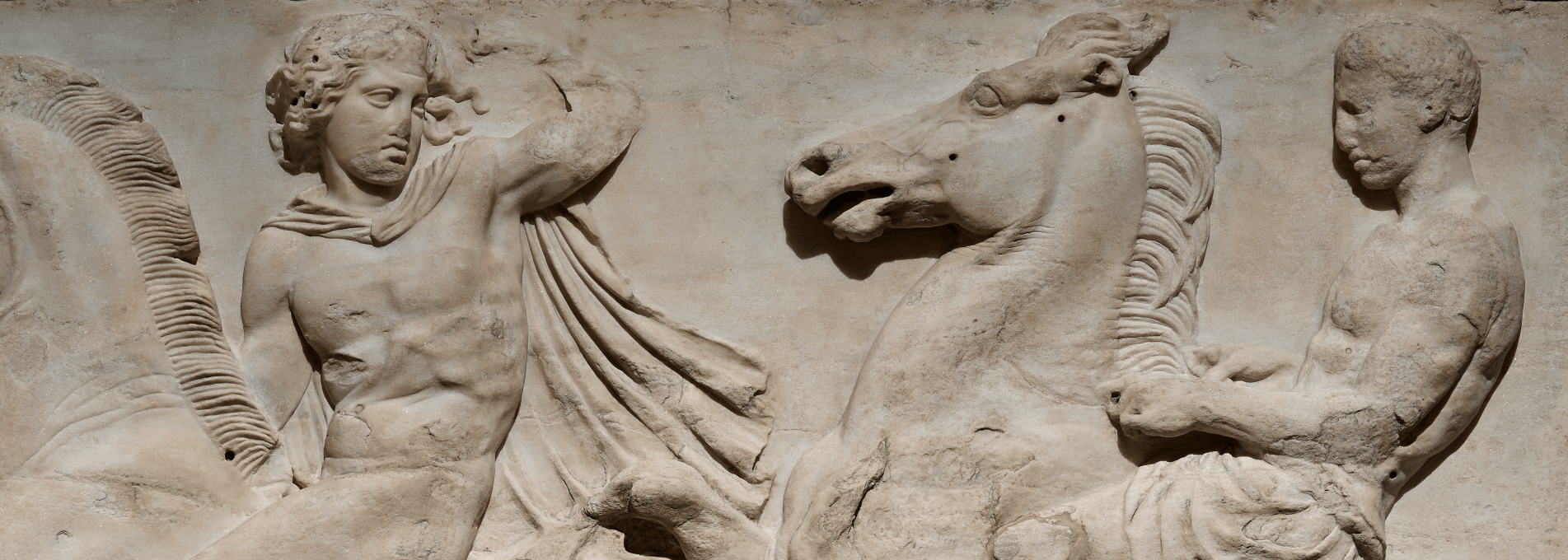 West frieze of the Parthenon (detail) © The Trustees of the British Museum
