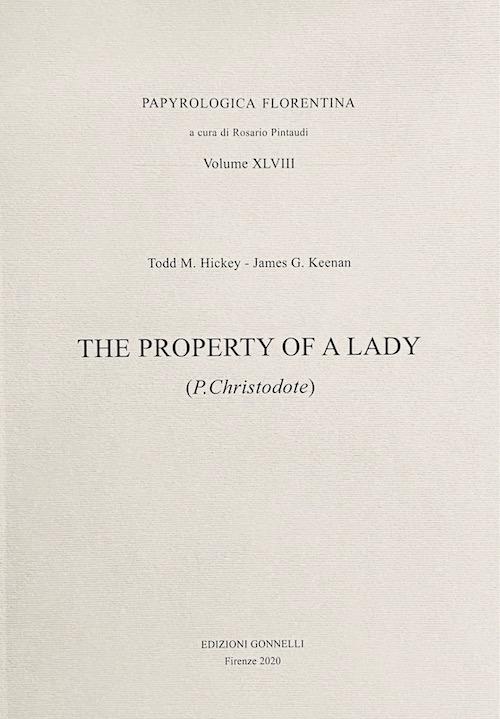 An image of the cover of the book Property of a Lady