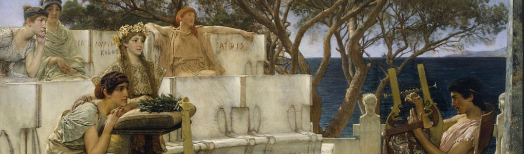 Alma-Tadema, Sappho & Alcaeus