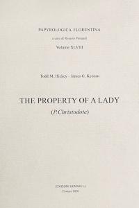 An image of the cover of the book Property of a Lady