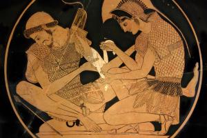 vase with Achilles & Patroclus