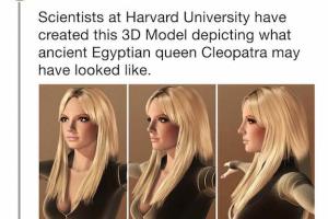 Cleopatra Meme of Brittany Spears