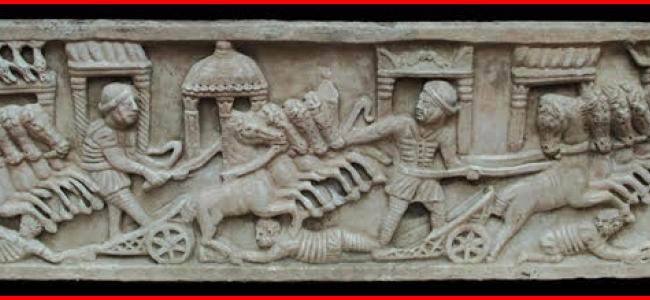 Roman chariot race