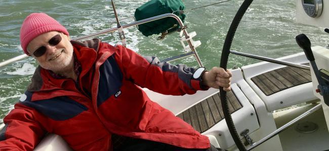 Andy Stewart sailing